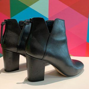 Ankle boots black leather